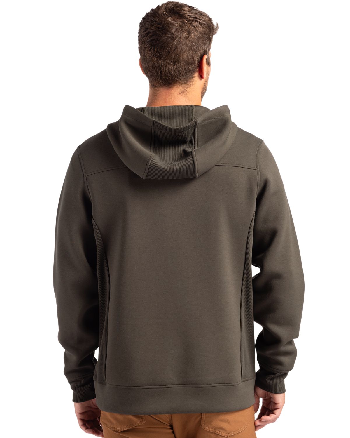 Cutter & Buck® Roam Eco Half Zip Recycled Mens Hooded Pull Over