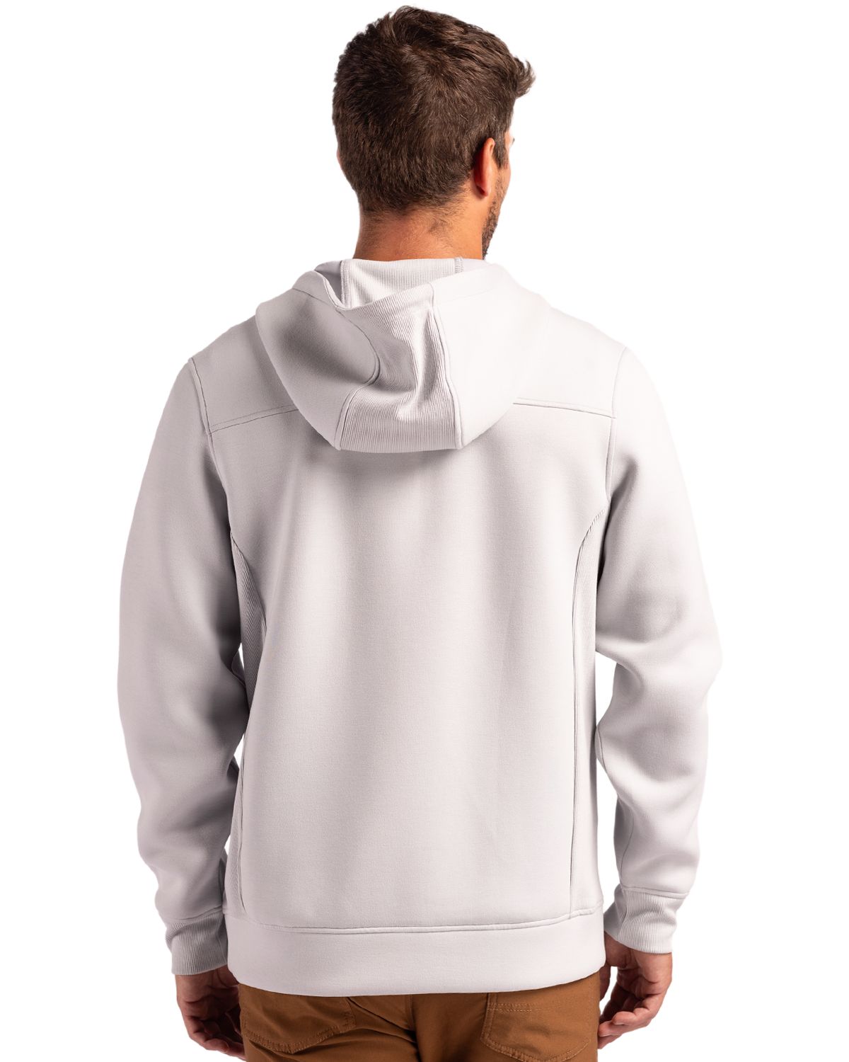 Cutter & Buck® Roam Eco Half Zip Recycled Mens Hooded Pull Over