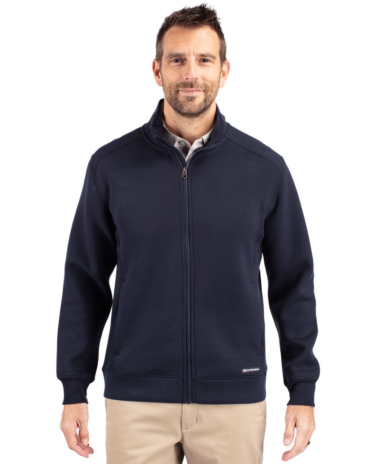 Cutter & Buck® Roam Eco Recycled Full Zip Mens Big & Tall Jacket