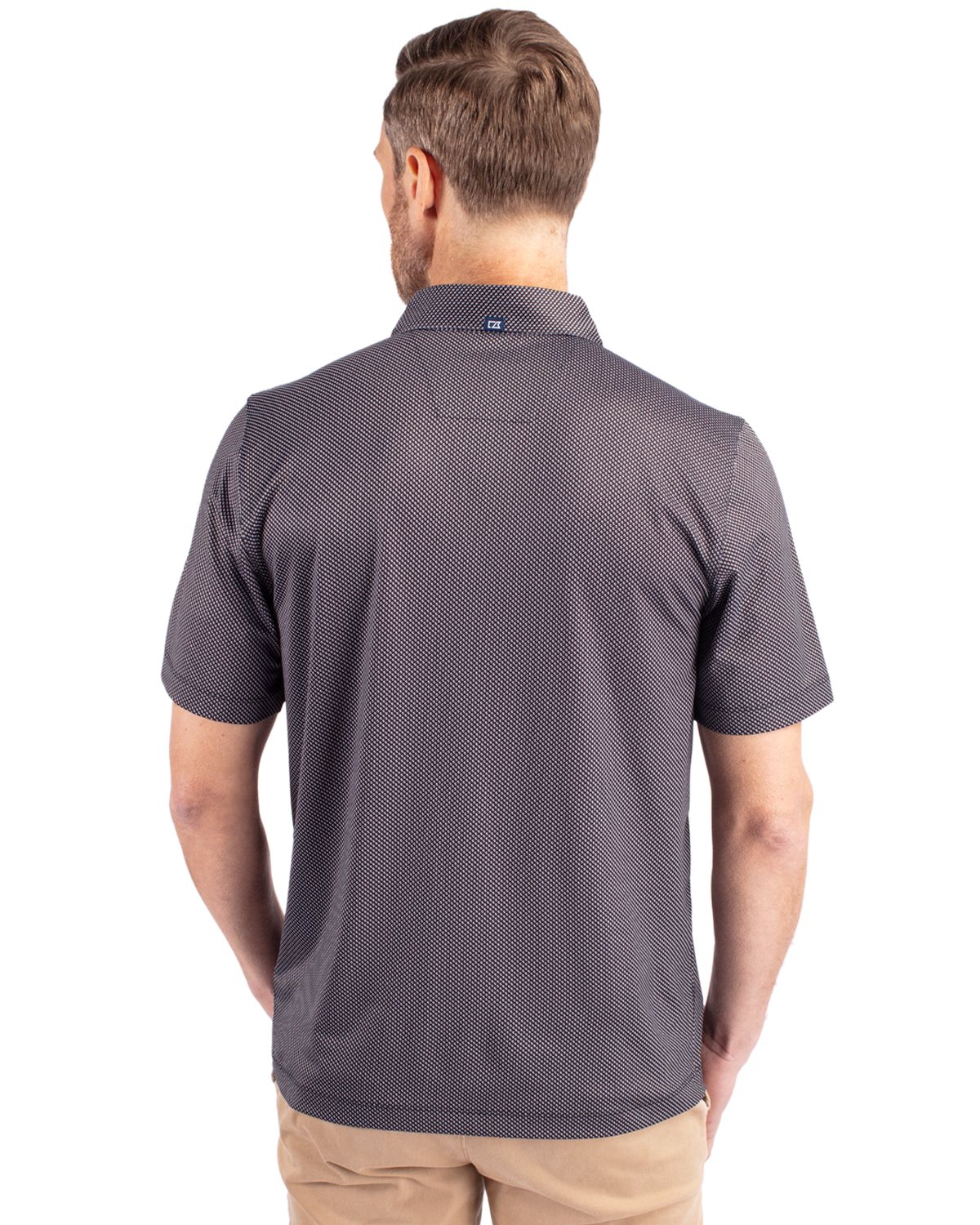 Cutter & Buck® Pike Eco Symmetry Print Stretch Recycled Mens Big & Tall Polo