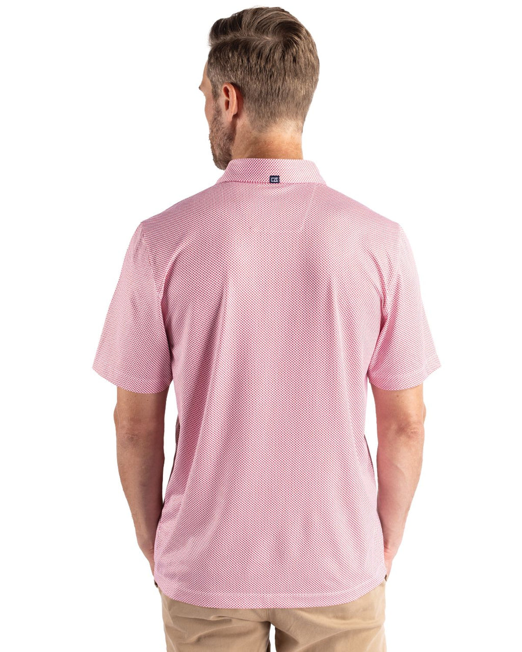 Cutter & Buck® Pike Eco Symmetry Print Stretch Recycled Mens Polo