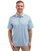 Cutter & Buck® Forge Eco Double Stripe Stretch Recycled Mens Polo