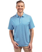 Cutter & Buck® Forge Eco Double Stripe Stretch Recycled Mens Polo