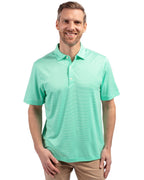 Cutter & Buck® Forge Eco Double Stripe Stretch Recycled Mens Polo