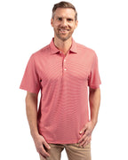 Cutter & Buck® Forge Eco Double Stripe Stretch Recycled Mens Polo