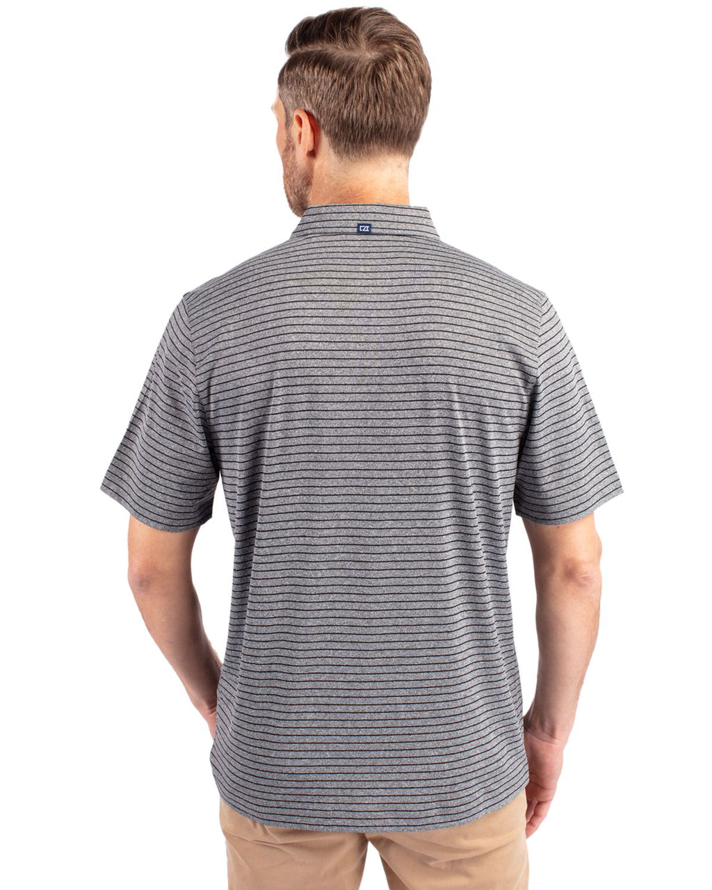 Cutter & Buck® Forge Eco Heather Stripe Stretch Recycled Mens Big & Tall Polo