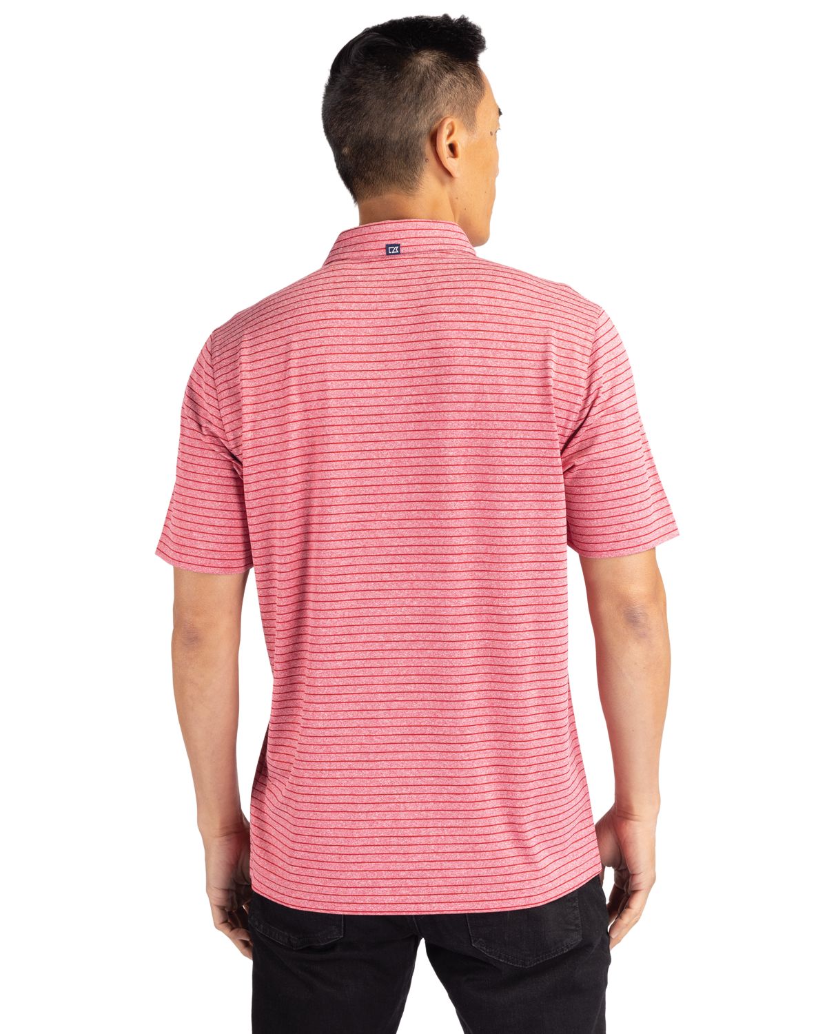 Cutter & Buck® Forge Eco Heather Stripe Stretch Recycled Mens Big & Tall Polo