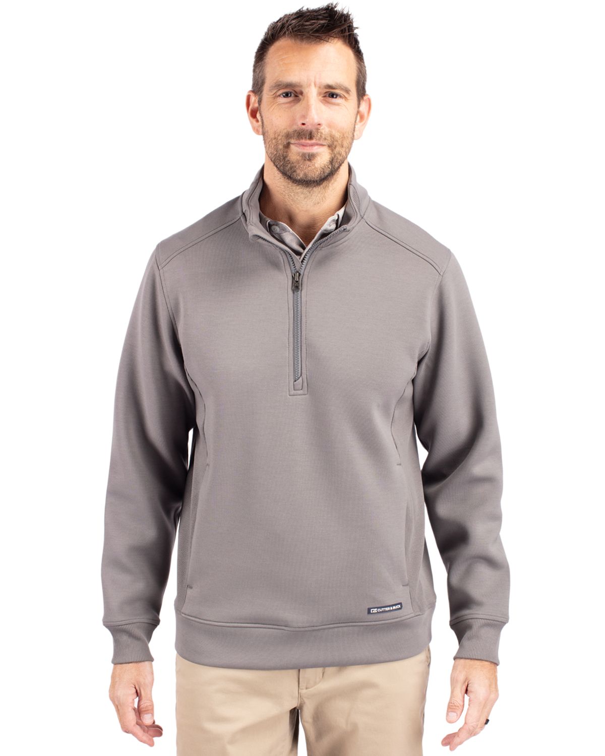 Cutter & Buck® Roam Eco Recycled Quarter Zip Mens Pull Over