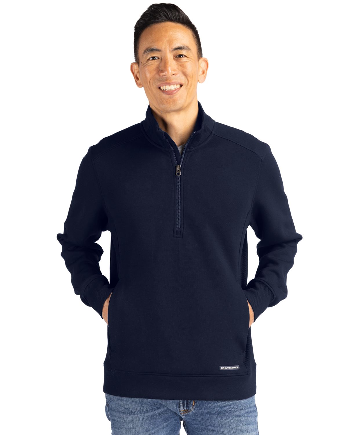 Cutter & Buck® Roam Eco Recycled Quarter Zip Mens Pull Over