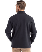 Cutter & Buck® Hunts Point Eco Textured Fleece Recycled Mens Snap Pull Over