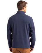 Cutter & Buck® Hunts Point Eco Textured Fleece Recycled Mens Snap Pull Over