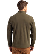 Cutter & Buck® Hunts Point Eco Textured Fleece Recycled Mens Snap Pull Over