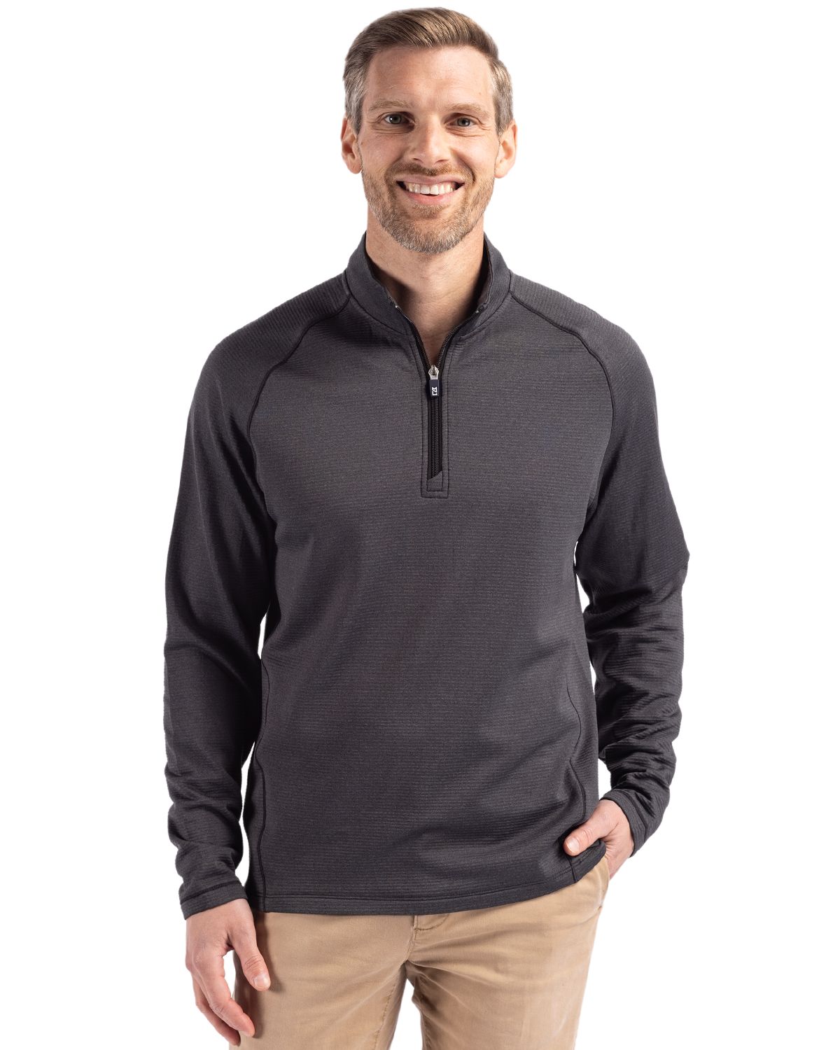Cutter & Buck® Peshastin Fleece Recycled Mens Half Zip Pull Over