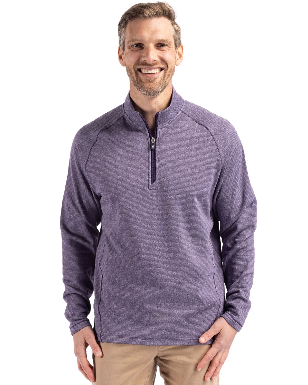 Cutter & Buck® Peshastin Fleece Recycled Mens Half Zip Pull Over