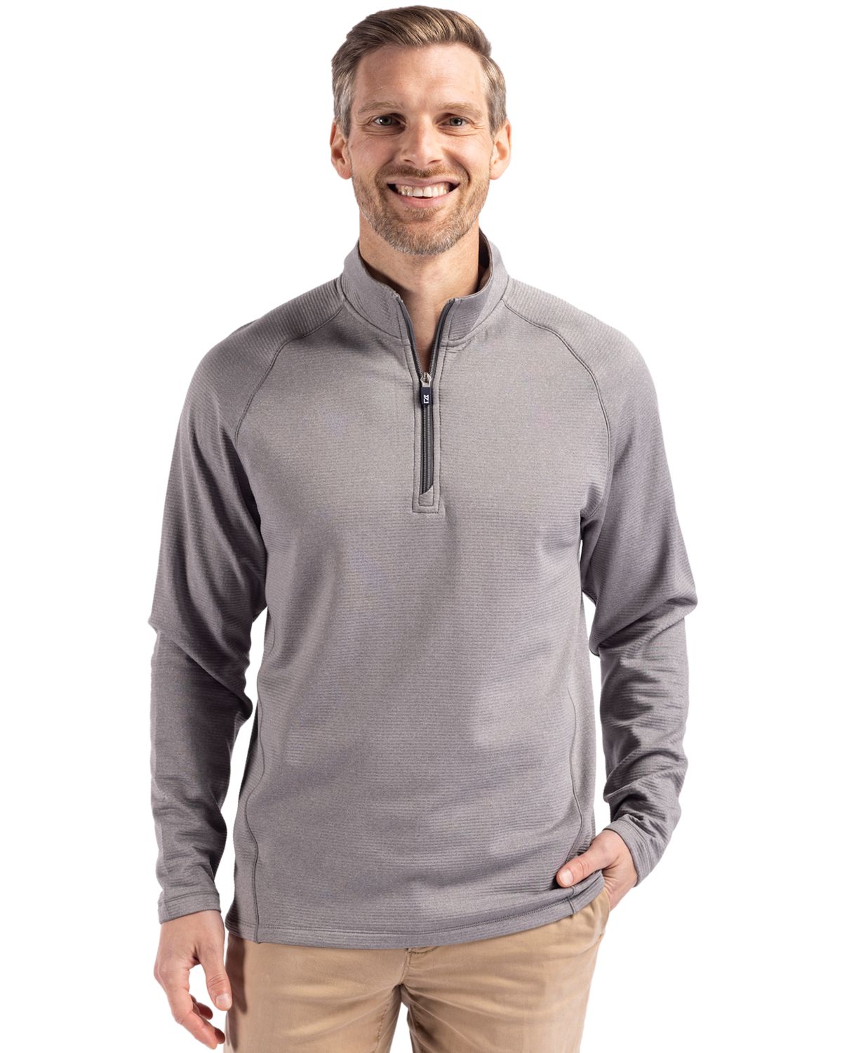 Cutter & Buck® Peshastin Fleece Recycled Mens Half Zip Pull Over
