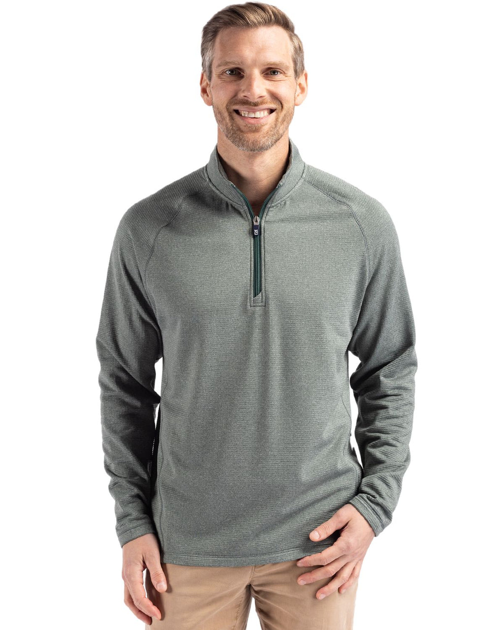 Cutter & Buck® Peshastin Fleece Recycled Mens Half Zip Pull Over