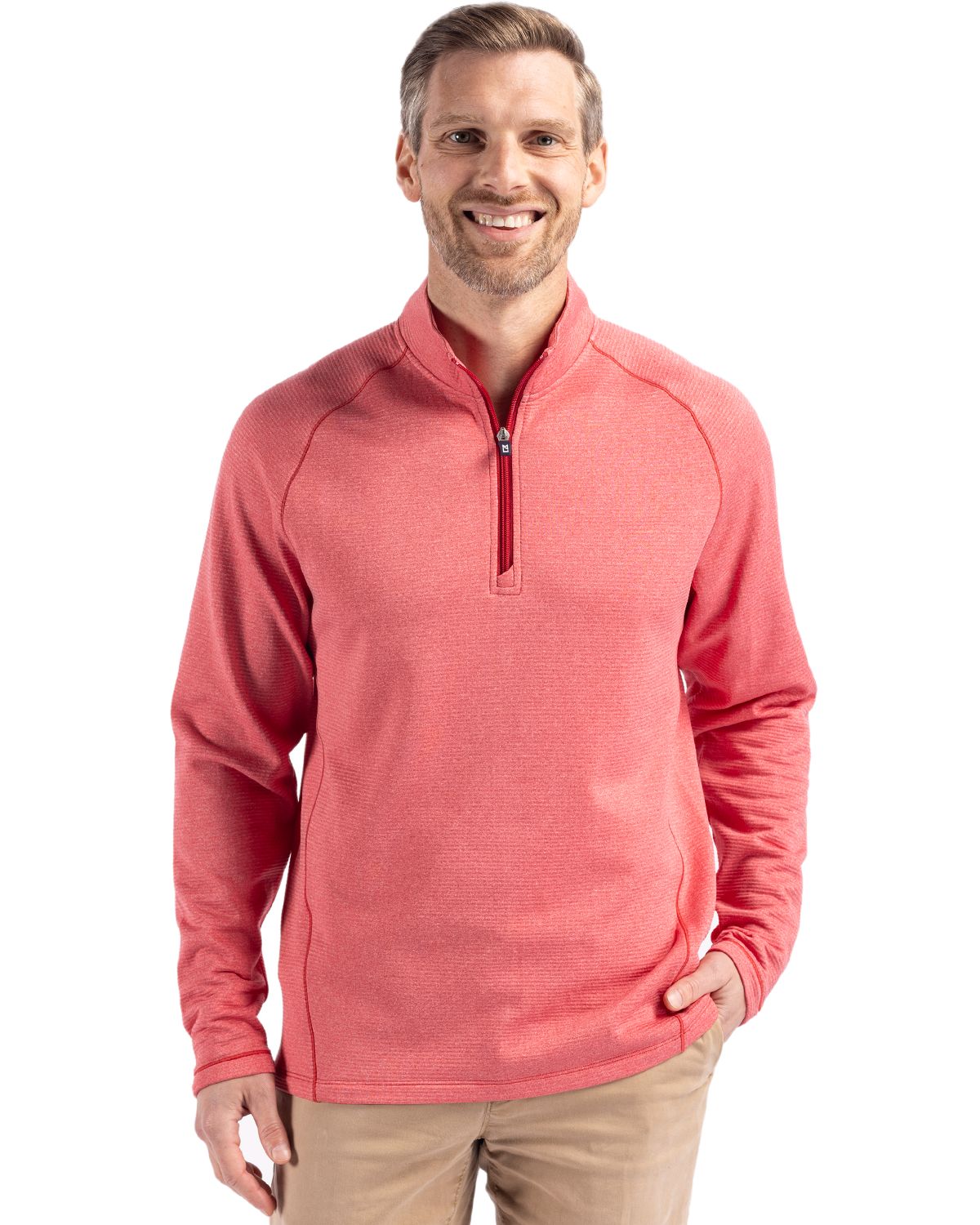 Cutter & Buck® Peshastin Fleece Recycled Mens Half Zip Pull Over