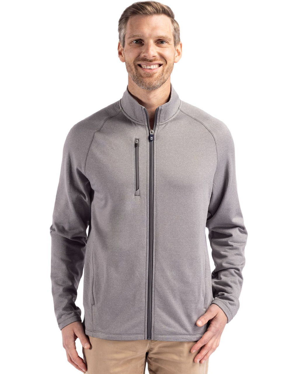 Cutter & Buck® Peshastin Fleece Recycled Mens Full Zip Jacket