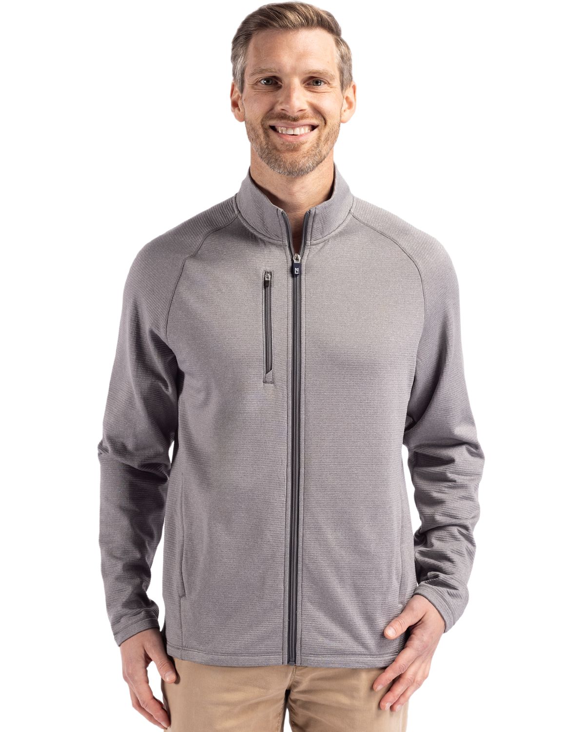 Cutter & Buck® Peshastin Fleece Recycled Mens Full Zip Jacket