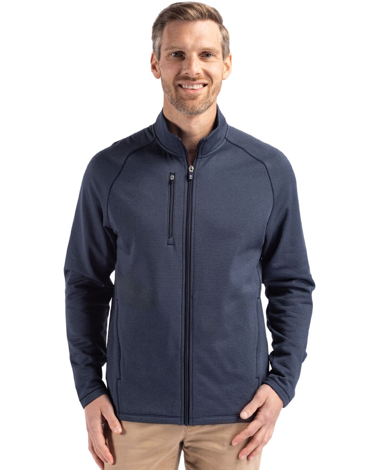 Cutter & Buck® Peshastin Fleece Recycled Mens Full Zip Jacket