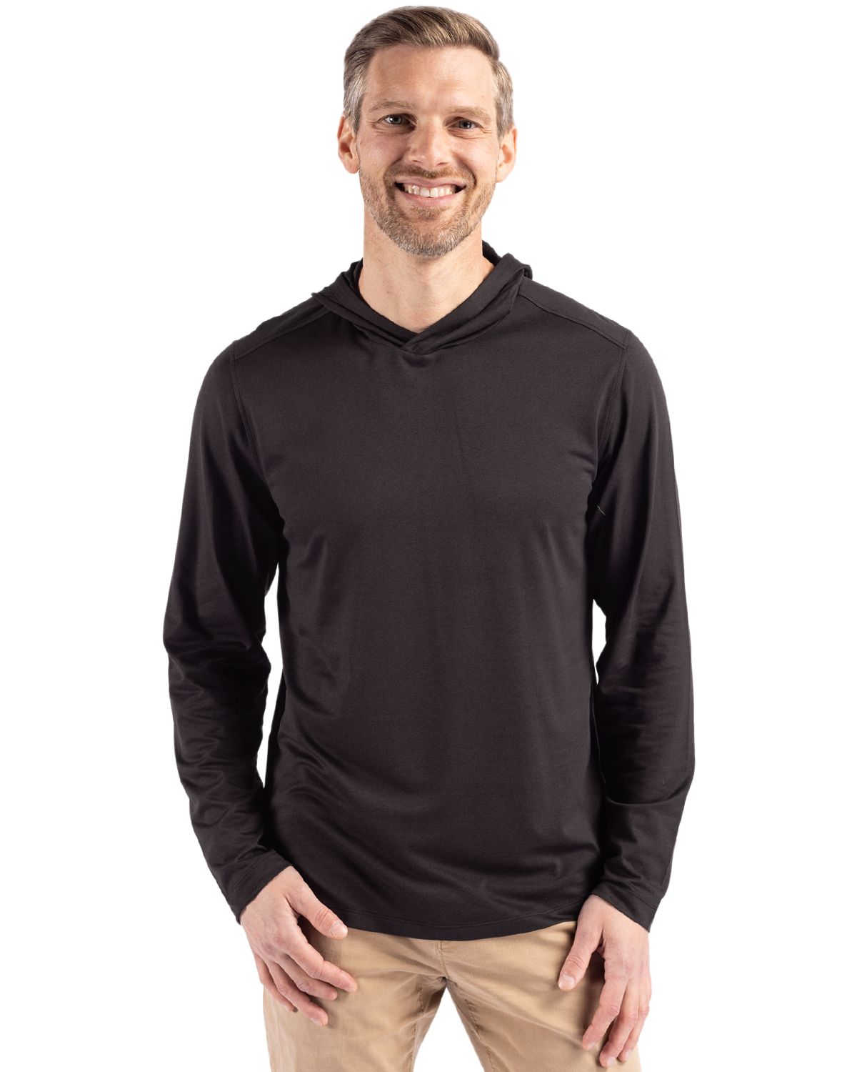 Cutter & Buck® Coastline Epic Comfort Recycled Mens Hooded Shirt