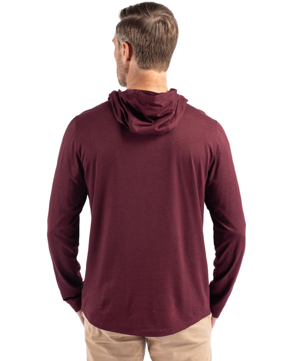 Cutter & Buck® Coastline Epic Comfort Recycled Mens Hooded Shirt