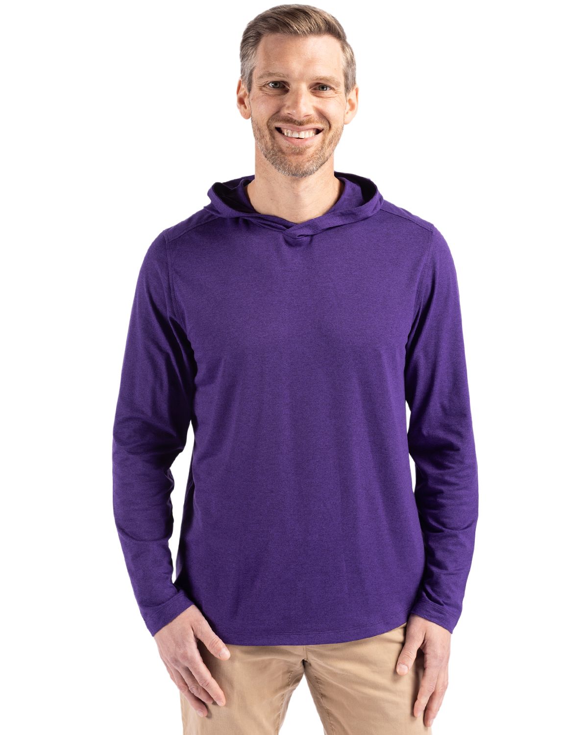 Cutter & Buck® Coastline Epic Comfort Recycled Mens Hooded Shirt