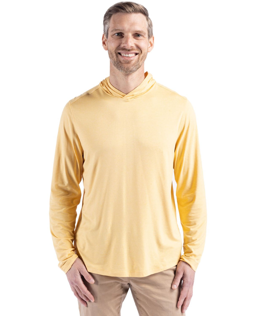 Cutter & Buck® Coastline Epic Comfort Recycled Mens Hooded Shirt