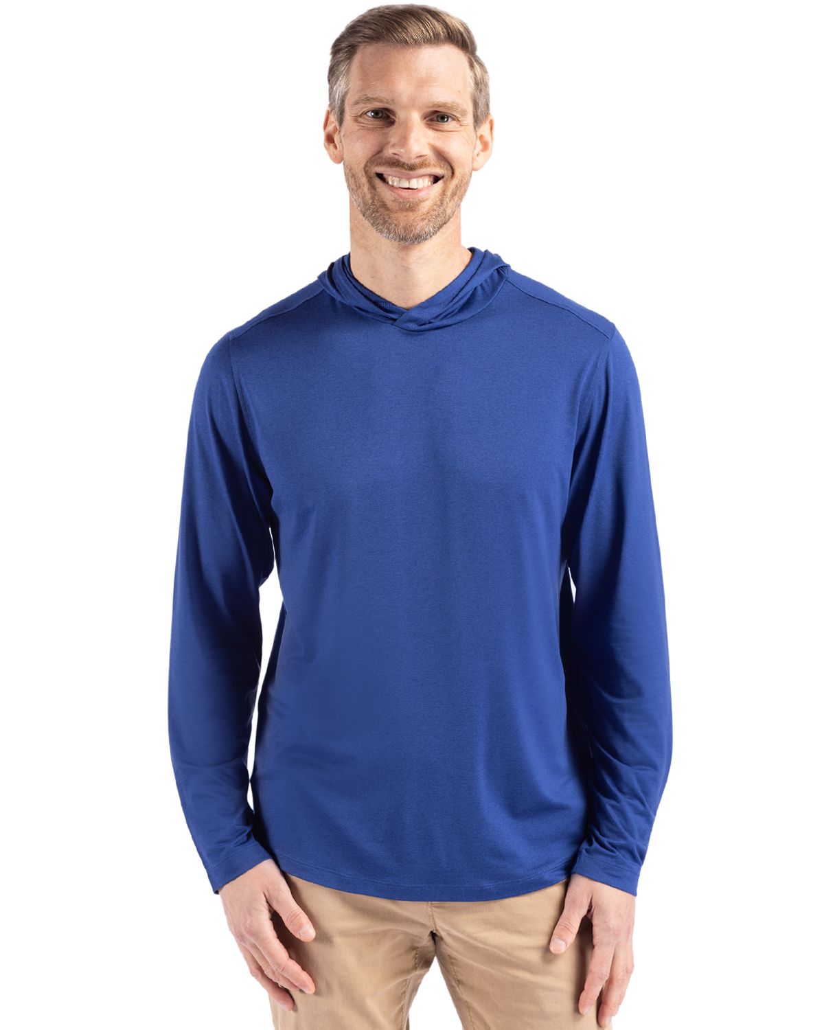 Cutter & Buck® Coastline Epic Comfort Recycled Mens Hooded Shirt