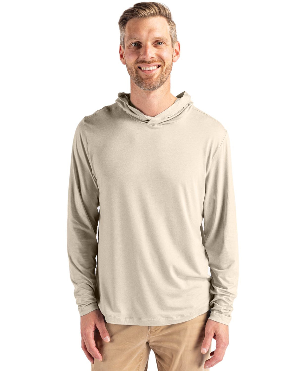 Cutter & Buck® Coastline Epic Comfort Recycled Mens Hooded Shirt