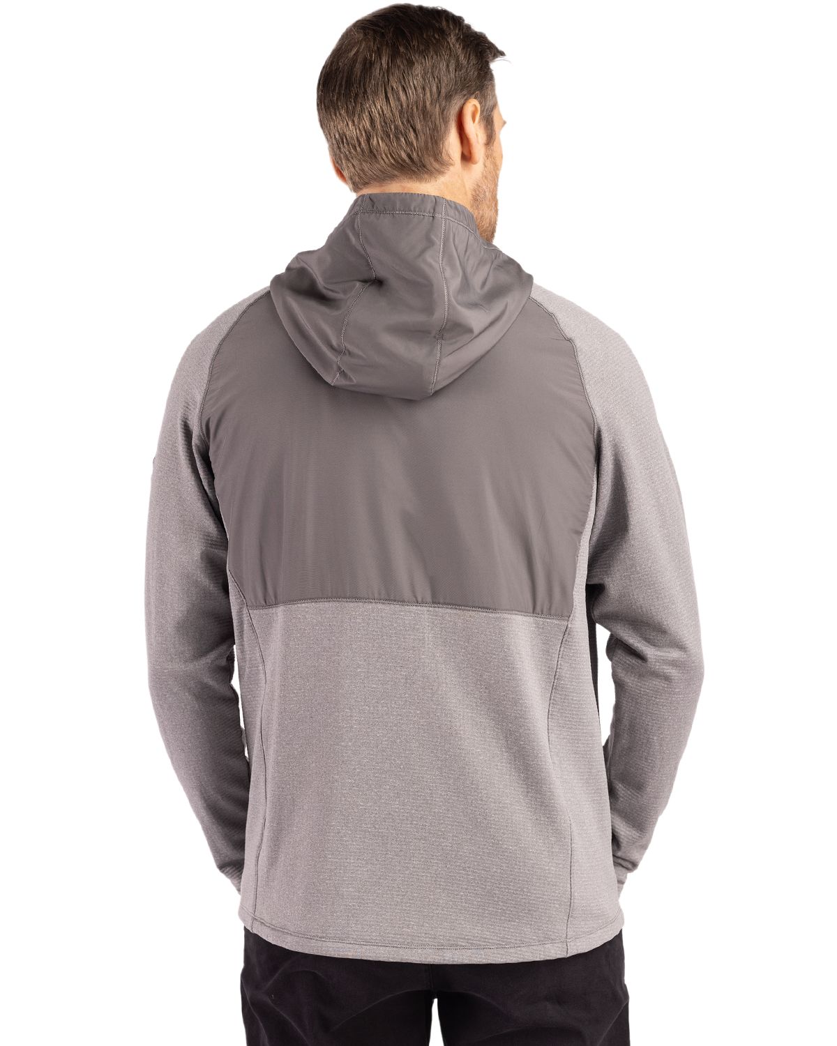 Cutter & Buck® Peshastin Fleece Recycled Mens Hybrid Jacket