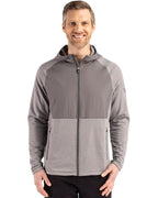 Cutter & Buck® Peshastin Fleece Recycled Mens Hybrid Jacket