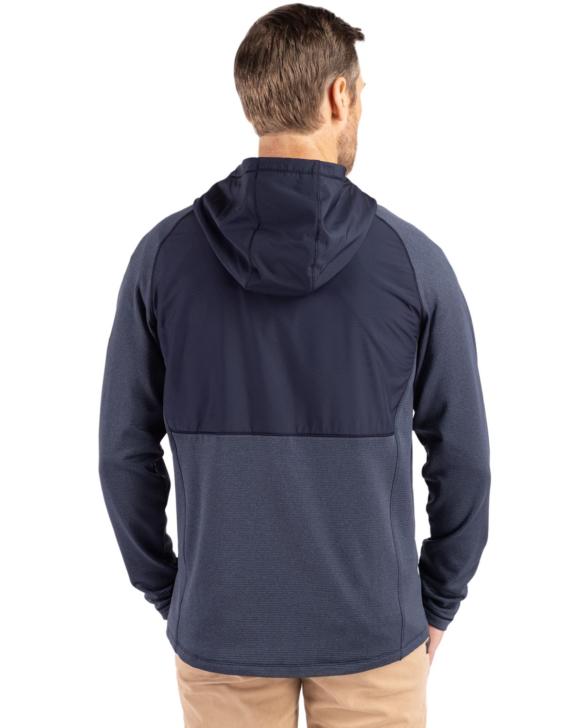 Cutter & Buck® Peshastin Fleece Recycled Mens Hybrid Jacket