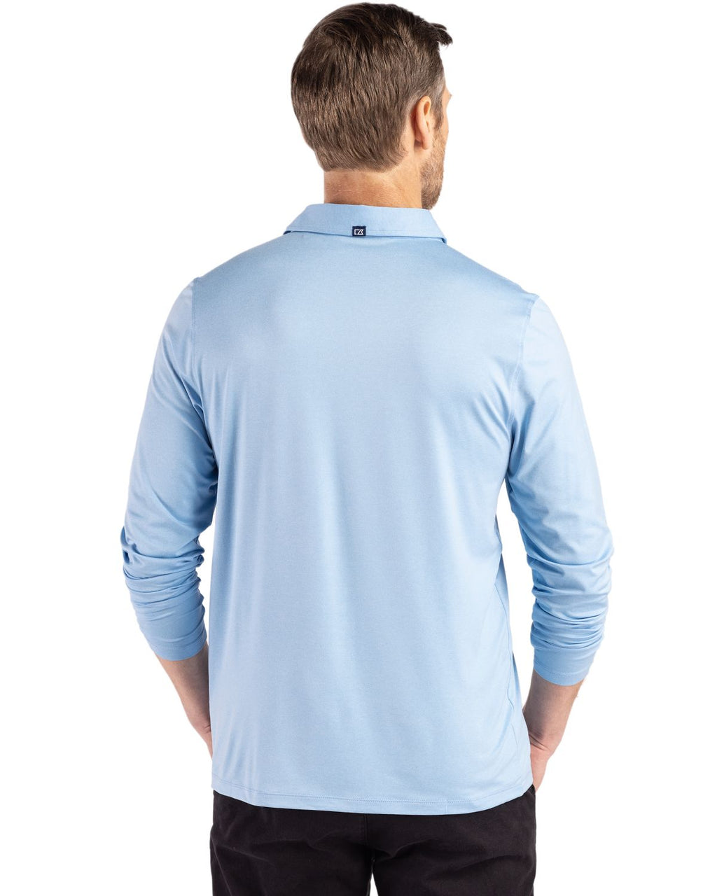 Cutter & Buck® Coastline Epic Comfort Recycled Mens Long Sleeve Polo