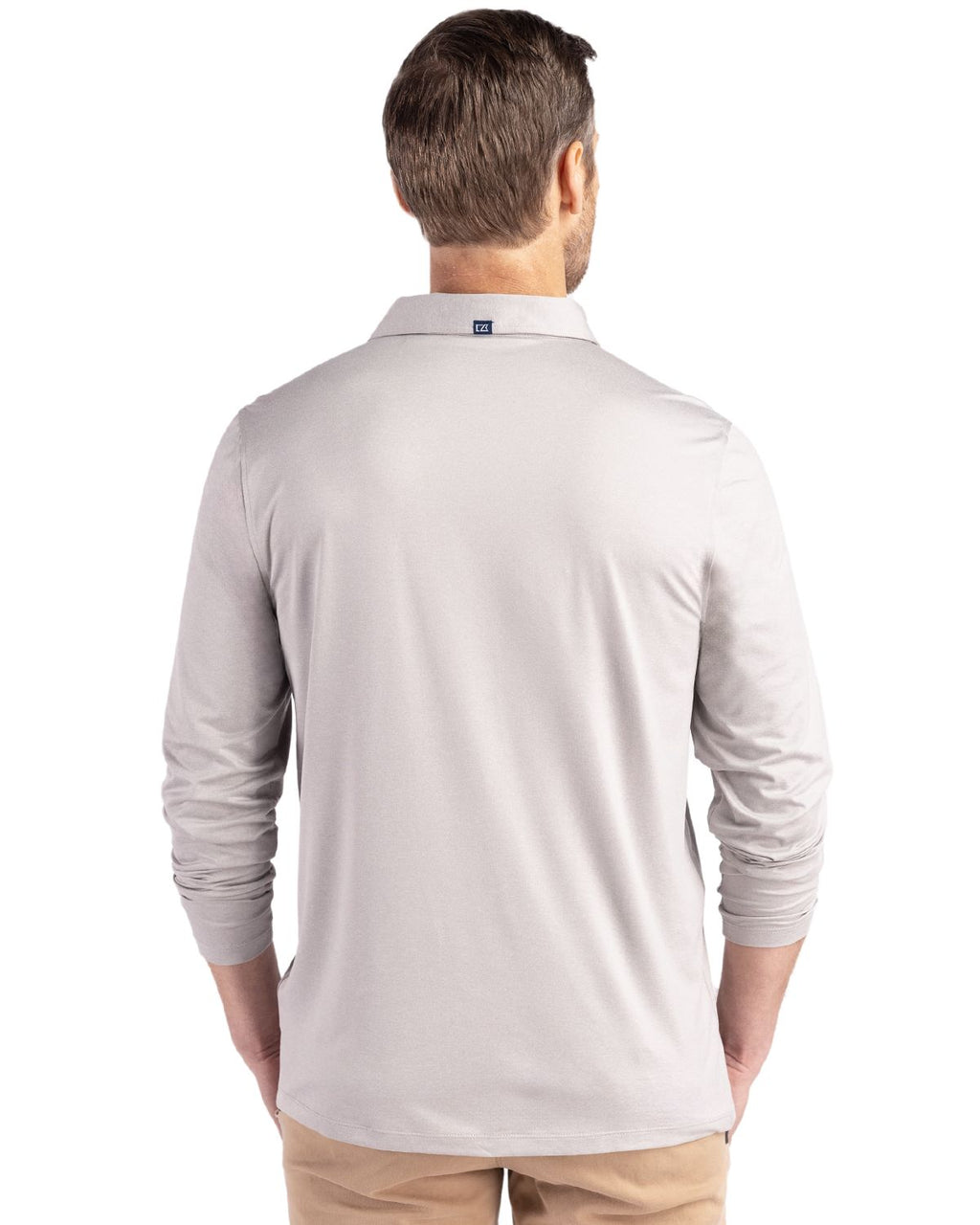 Cutter & Buck® Coastline Epic Comfort Recycled Mens Long Sleeve Polo