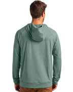 Cutter & Buck® Adapt Knit Recycled Mens Heathered Hooded Pull Over