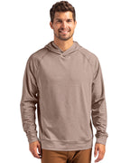 Cutter & Buck® Adapt Knit Recycled Mens Heathered Hooded Pull Over