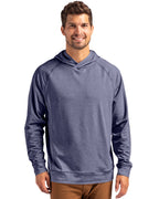 Cutter & Buck® Adapt Knit Recycled Mens Heathered Hooded Pull Over