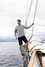Cutter & Buck® Adapt Knit Recycled Mens Heathered Hooded Pull Over
