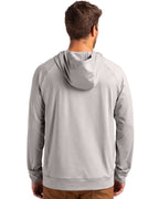 Cutter & Buck® Adapt Knit Recycled Mens Heathered Hooded Pull Over