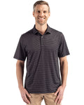 Cutter & Buck® Pike Eco Shadow Check Print Recycled Mens Polo