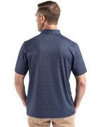 Cutter & Buck® Pike Eco Shadow Check Print Recycled Mens Polo