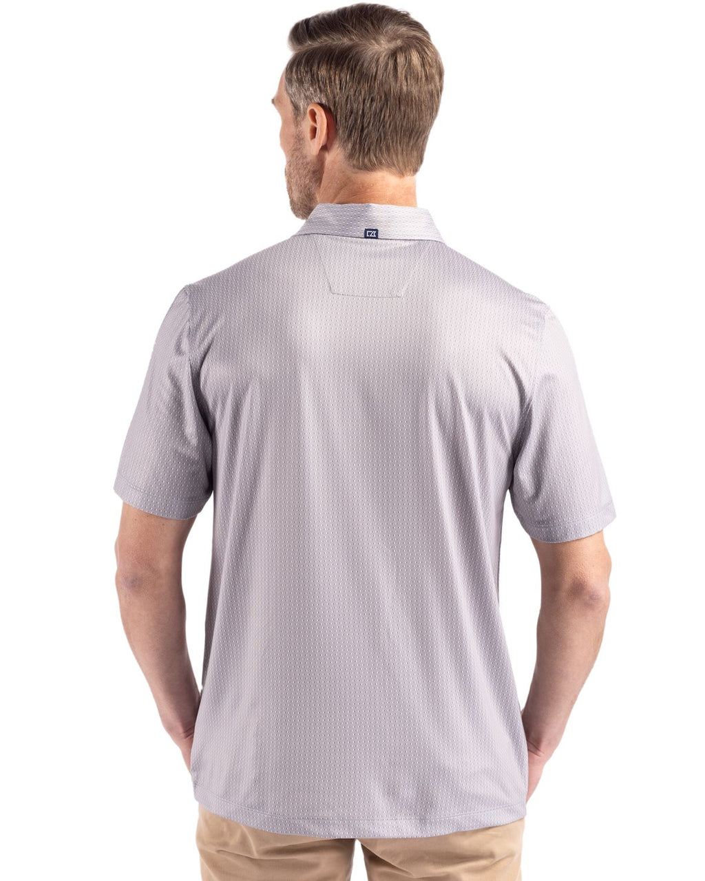 Cutter & Buck® Pike Eco Shadow Check Print Recycled Mens Big & Tall Polo