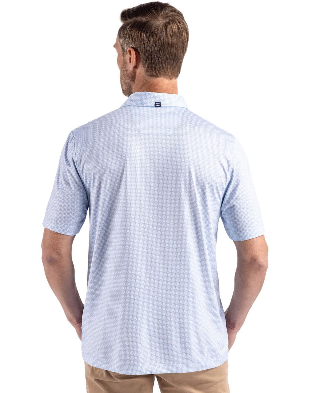 Cutter & Buck® Pike Eco Diamond Dot Print Recycled Mens Big & Tall Polo