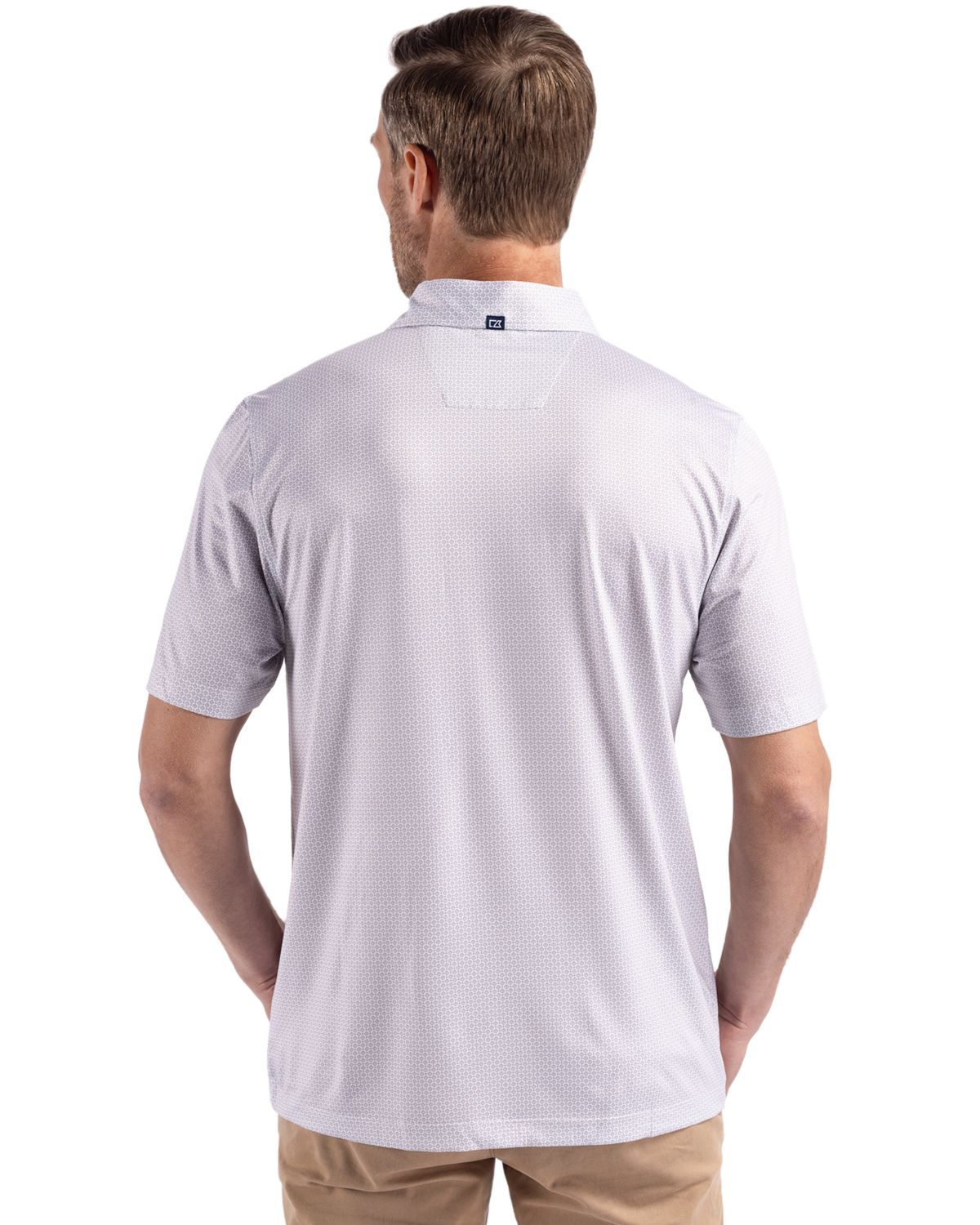 Cutter & Buck® Pike Eco Diamond Dot Print Recycled Mens Big & Tall Polo