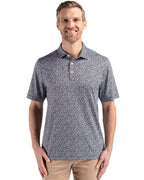 Cutter & Buck® Pike Eco Flora Print Recycled Mens Polo