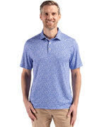 Cutter & Buck® Pike Eco Flora Print Recycled Mens Big & Tall Polo