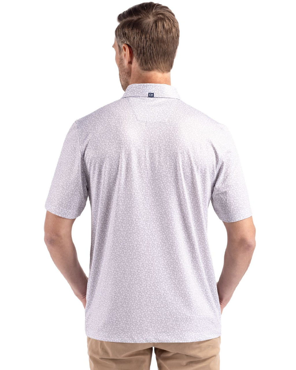 Cutter & Buck® Pike Eco Flora Print Recycled Mens Polo