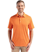 Cutter & Buck® Forge Epic Confidence Fine Line Stripe Stretch Recycled Mens Polo