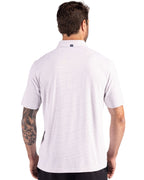 Cutter & Buck® Forge Epic Confidence Fine Line Stripe Stretch Recycled Mens Polo